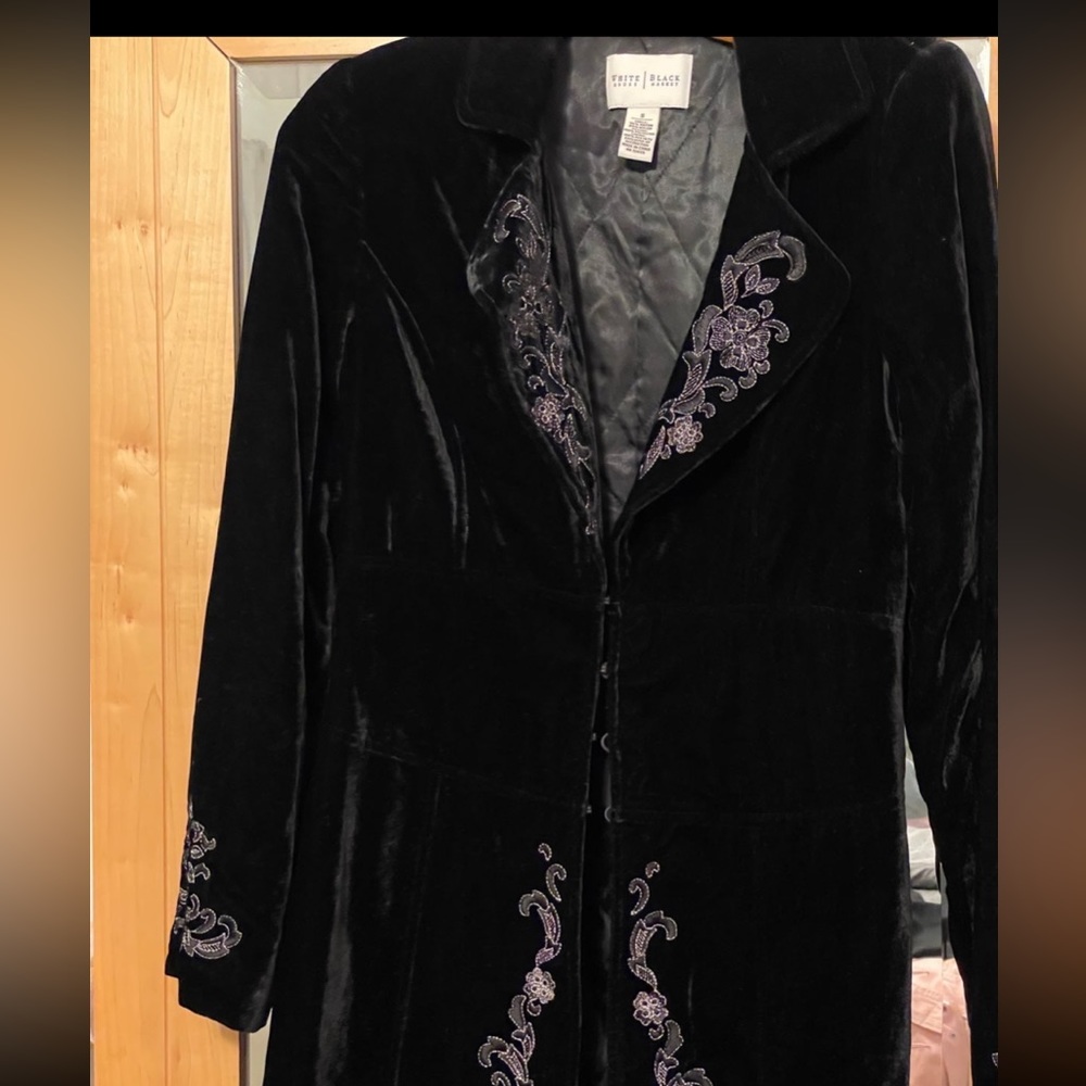 Velour Quarter Length Jacket - image 1